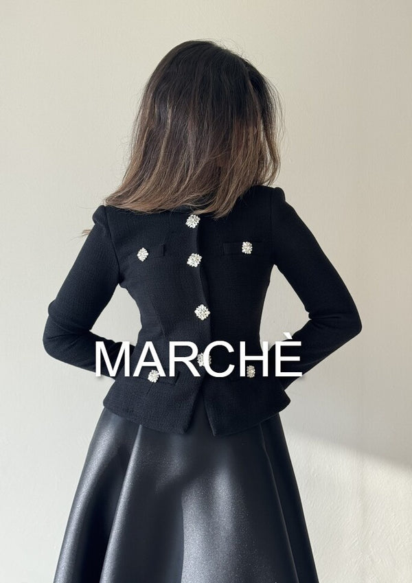 DIAMOND BUTTON SUIT SATIN DRESS