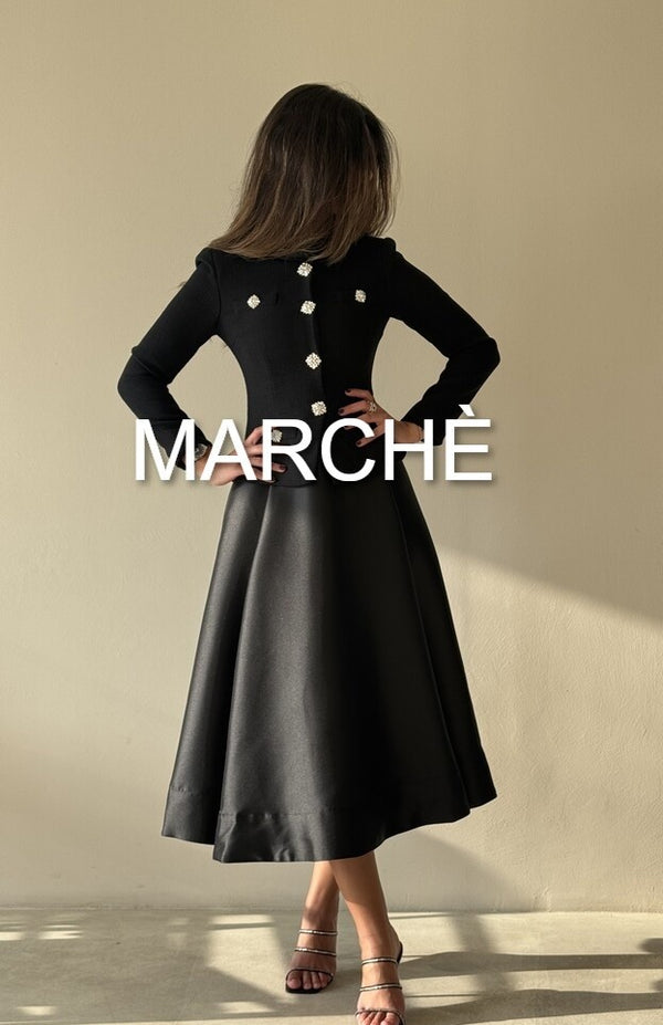 DIAMOND BUTTON SUIT SATIN DRESS