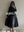 DIAMOND BUTTON SUIT SATIN DRESS