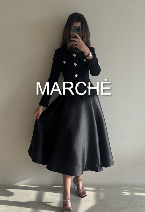 DIAMOND BUTTON SUIT SATIN DRESS