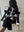 KNIT TRUMPET DRESS