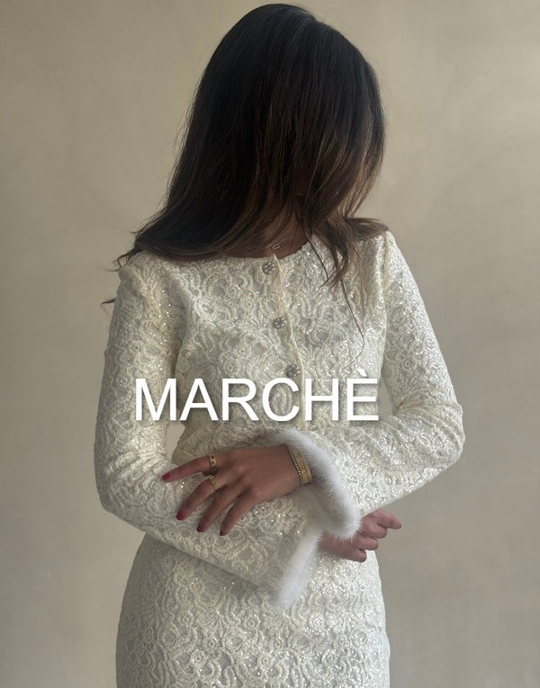 POCKET DESIGN SHORT JACKET +SKIRT