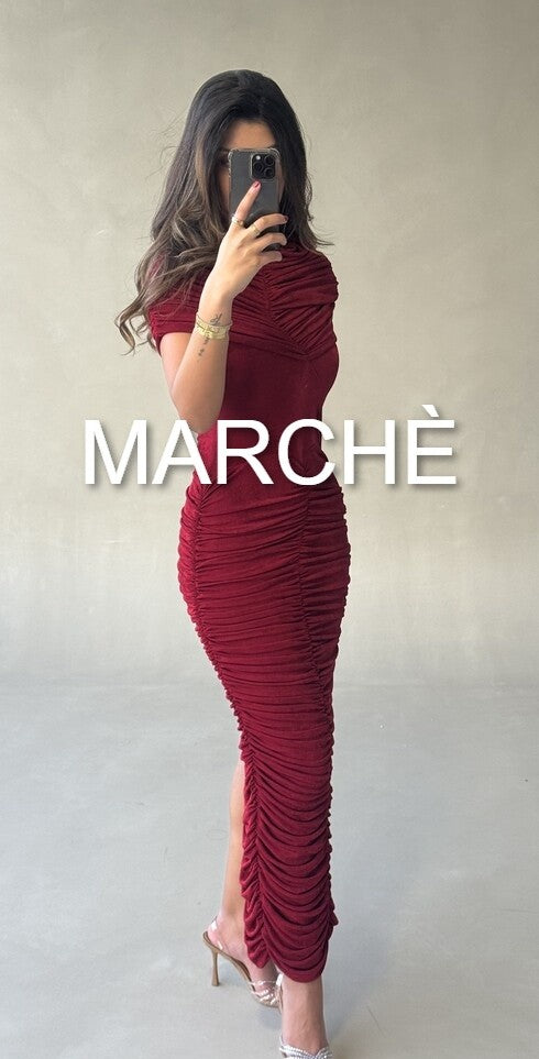 PLEATED WRAP SEXY DRESS
