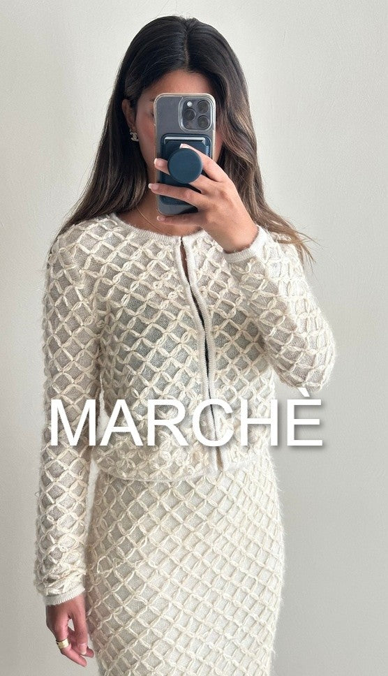 WOOL SET CARDIGAN + SKIRT