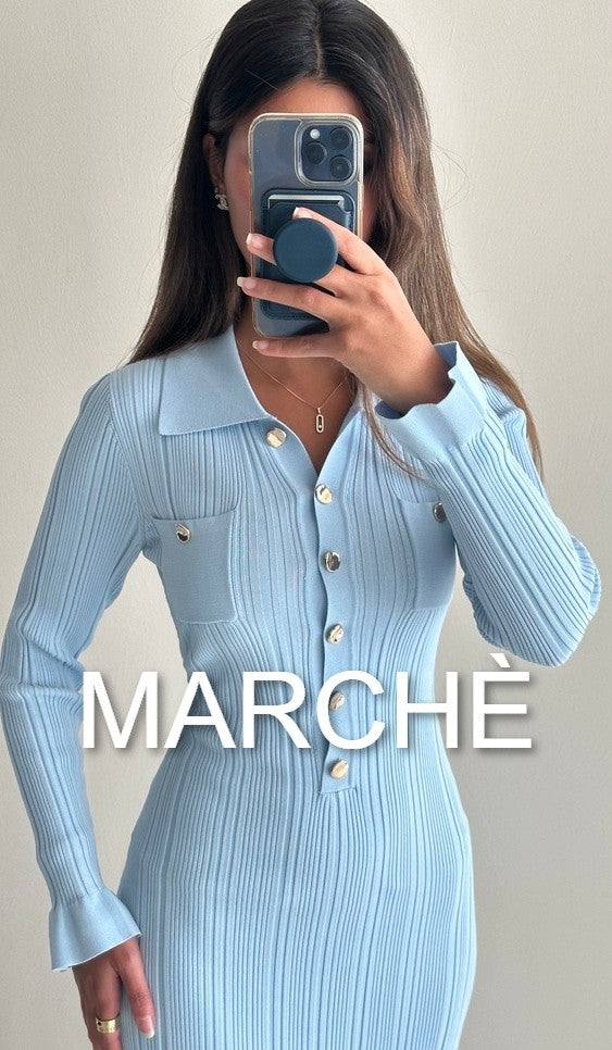 TWO POCKET COLLAR KNIT