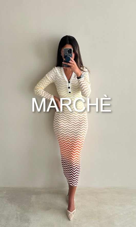 OMBRE ZIGZAG KNIT DRESS