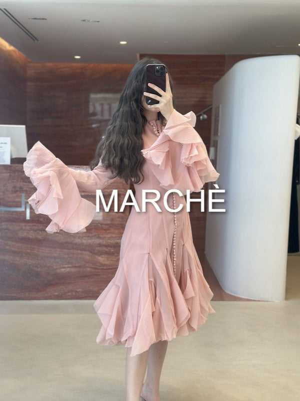 SWEET SOLID BUBBLE SKIRT LONG