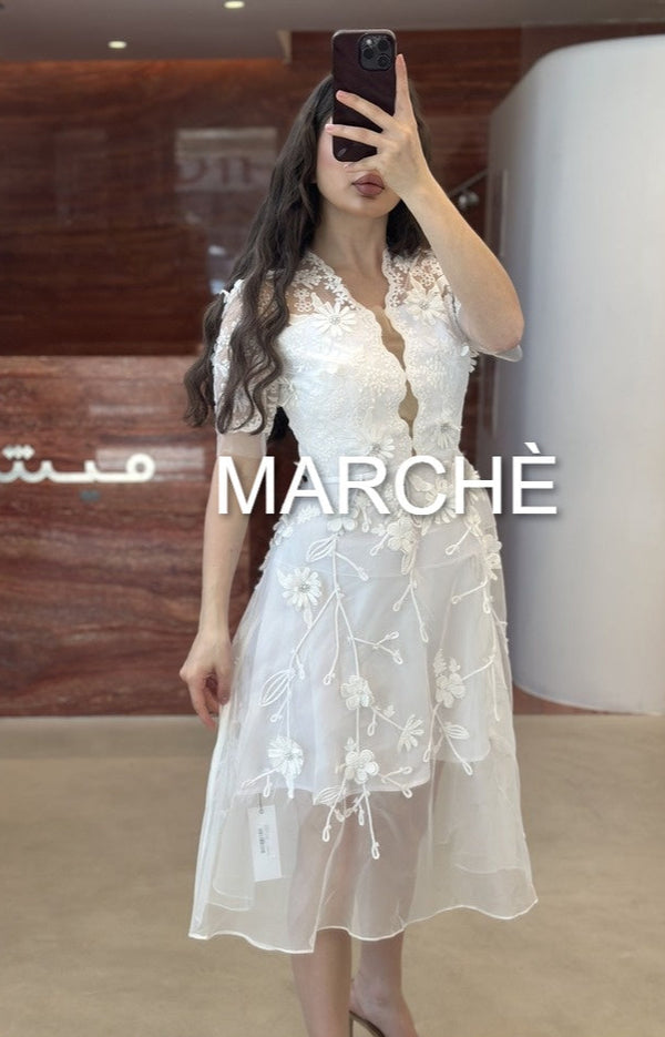 FLOWERY BLOOM  WEDDING DRESS