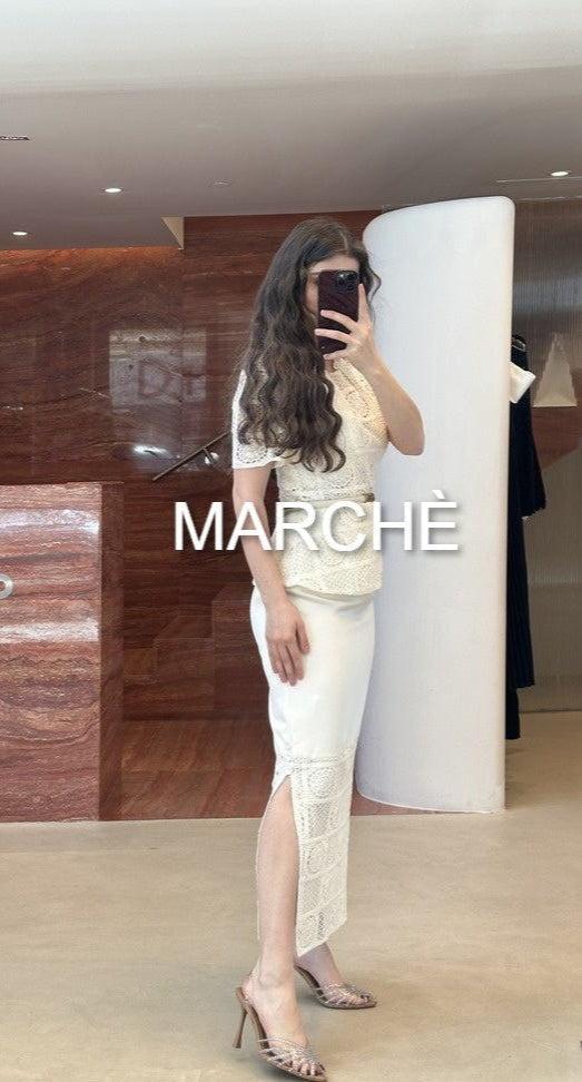 GOLD VELTED DRESS