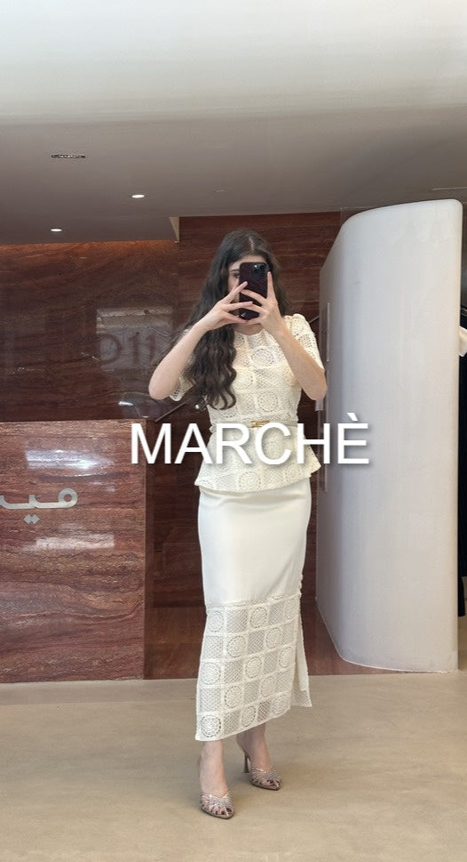 GOLD VELTED DRESS