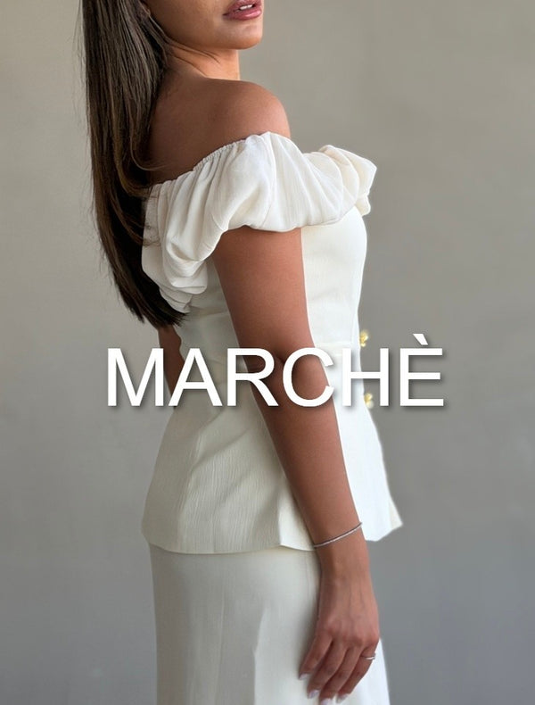 ELEGANT RUFFLED TOP + MAXI SKIRT