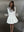 FLOWER DRAFT SHORT DRESS