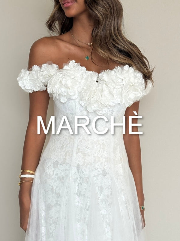 RETRO FLOWER GOWN