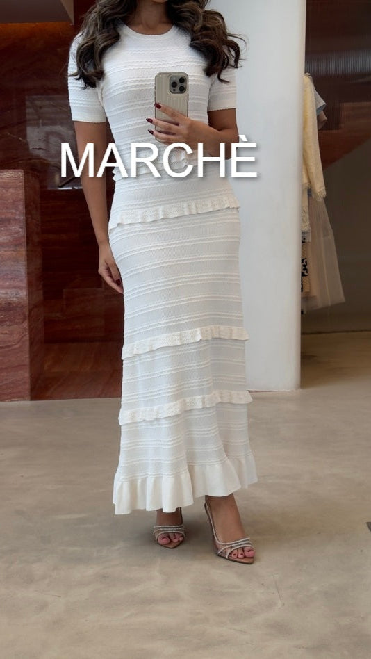 PLEATES LONG DRESS