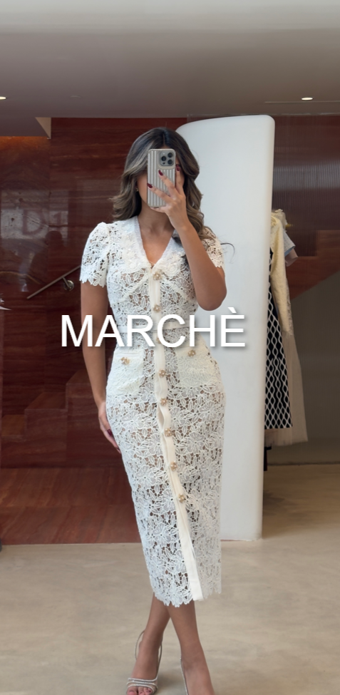 EMBROIDERY MIDI DRESS