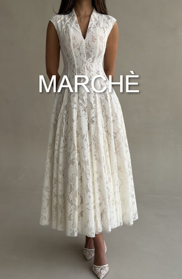 V-NECK ROMANTIC FLORAL LACE