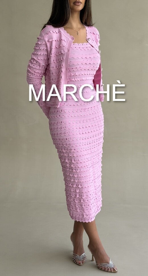HIGH QUALITY RHINESTONE  JACKET + SKIRT