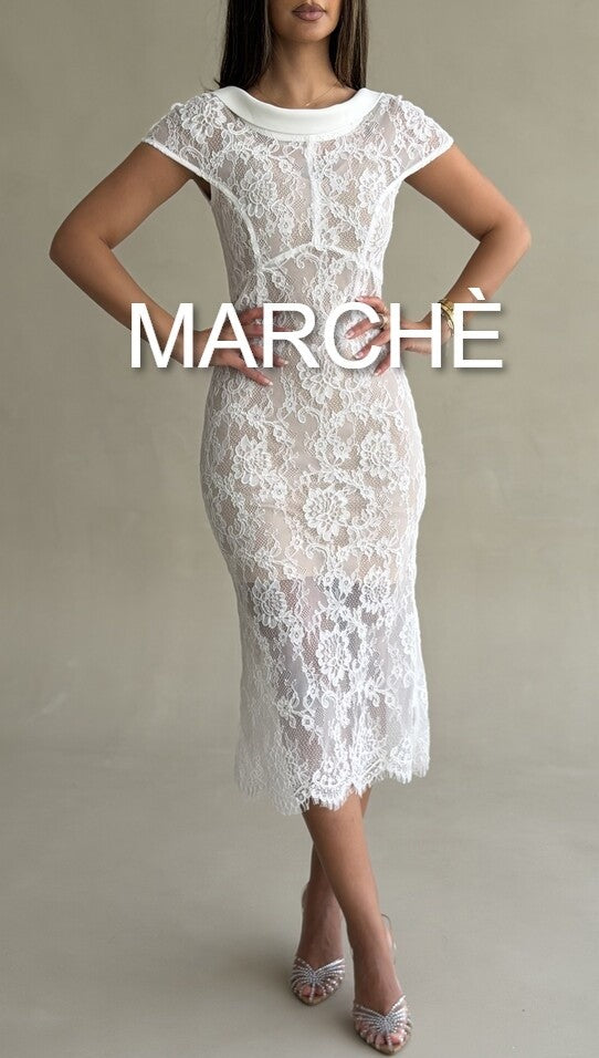 LACE  SEXY BACKLESS DRESS