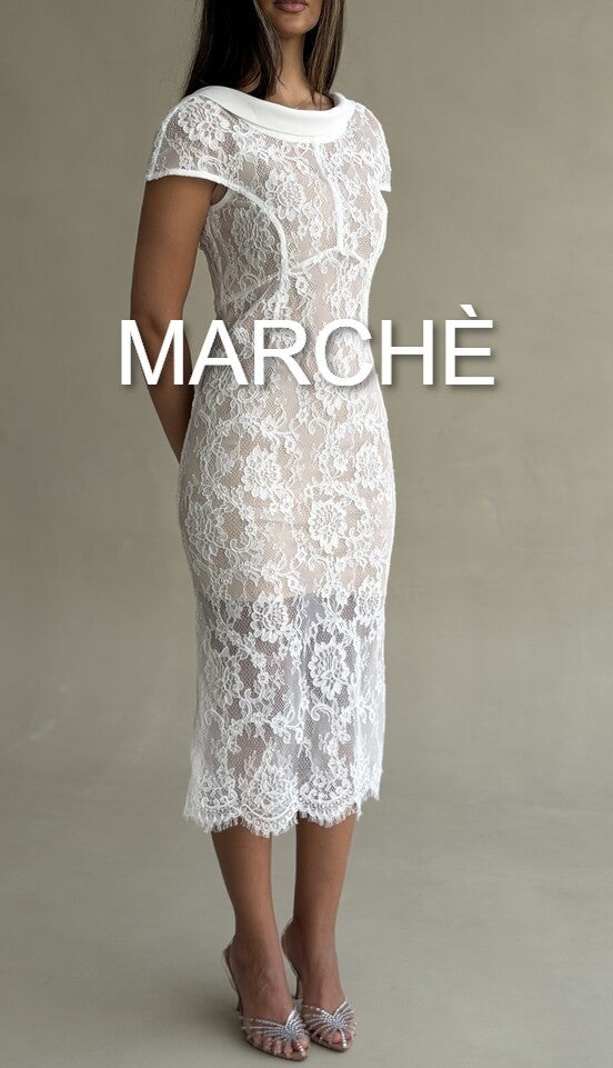 LACE  SEXY BACKLESS DRESS