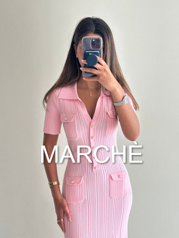 VERSATILE DIAMOND KNIT DRESS