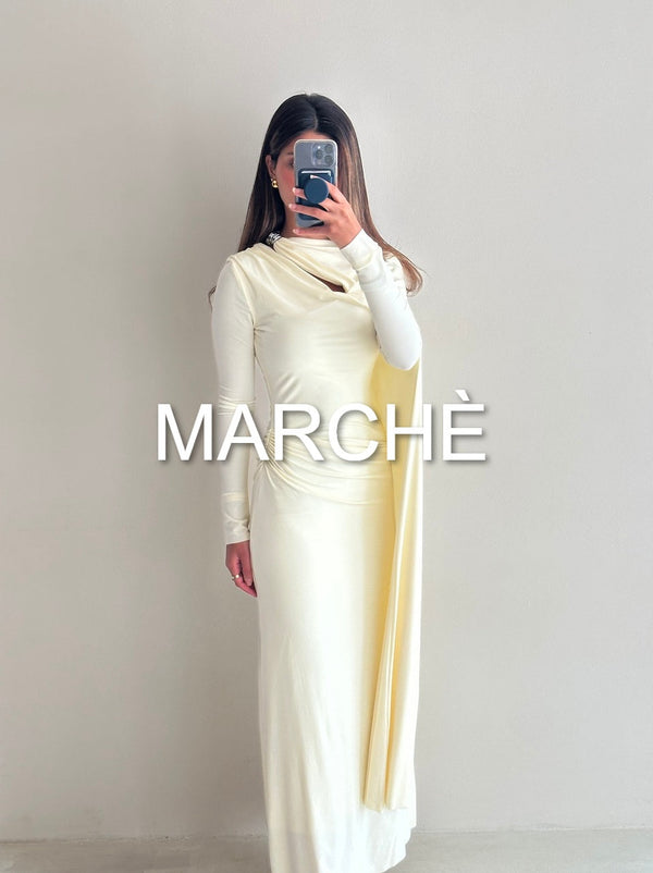 MAXI LONG CAPE DRESS