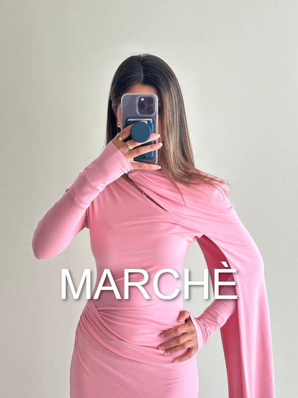 MAXI LONG CAPE DRESS