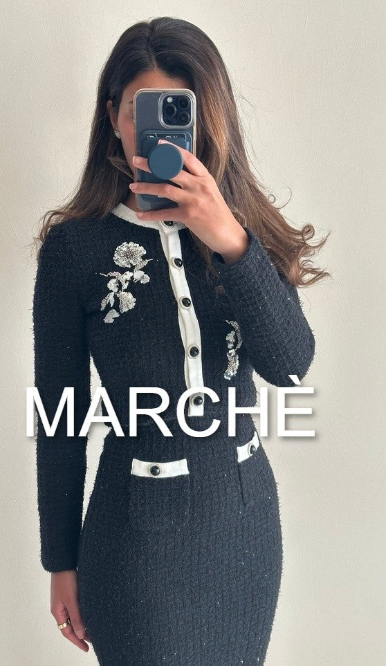 ROUND NECK JACKET + SKIRT