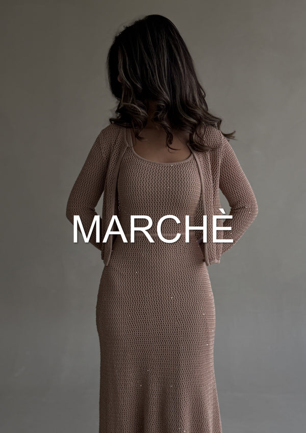 NEW FRENCH KNIT CARDIGAN+SLIP DRESS