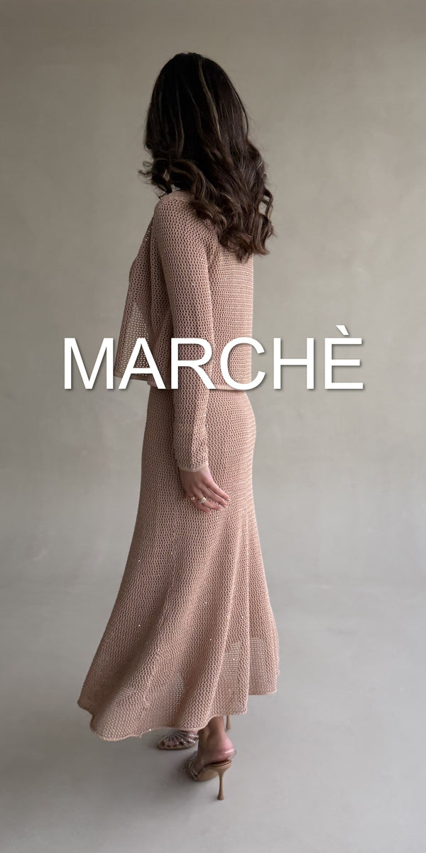 NEW FRENCH KNIT CARDIGAN+SLIP DRESS
