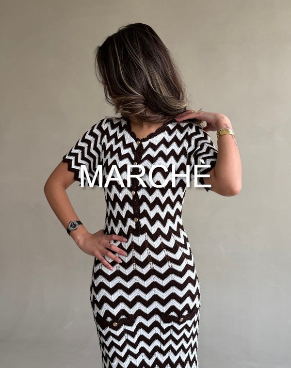 WAVY SHORT DRESS