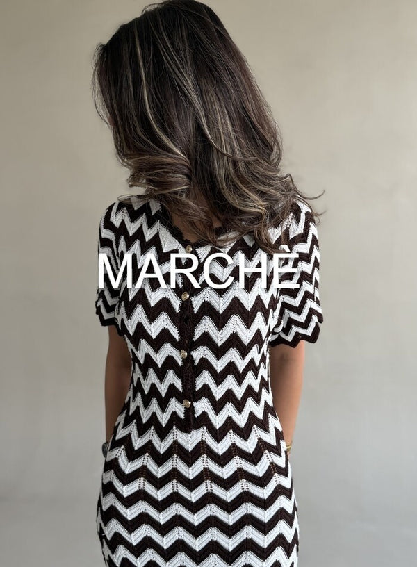 WAVY SHORT DRESS