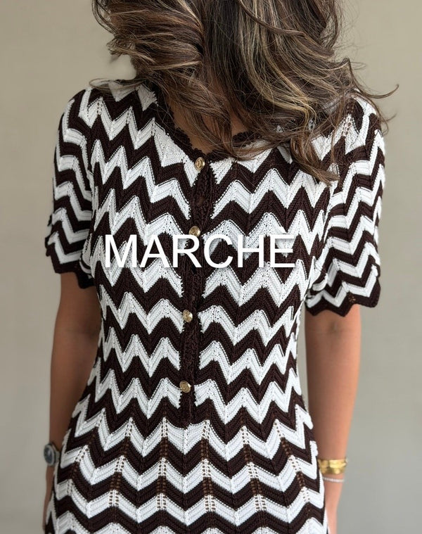 WAVY SHORT DRESS