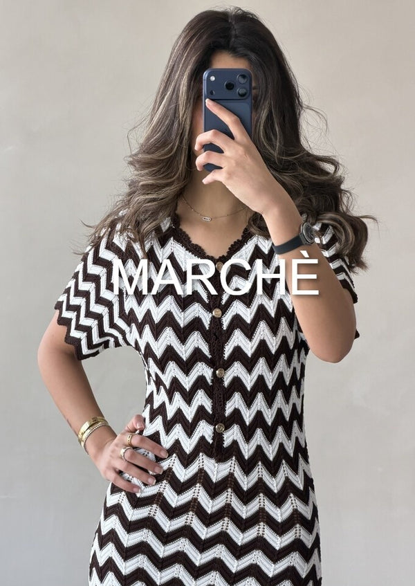 WAVY SHORT DRESS