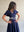 CAPE COLLAR  A-LINE DRESS