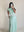 PLEATED COLLAR EVENING DRESS