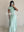 PLEATED COLLAR EVENING DRESS