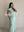 PLEATED COLLAR EVENING DRESS