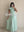PLEATED COLLAR EVENING DRESS