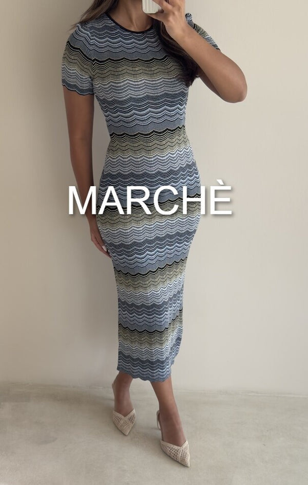 WAVE STRIPE SHORT SLEEVE
