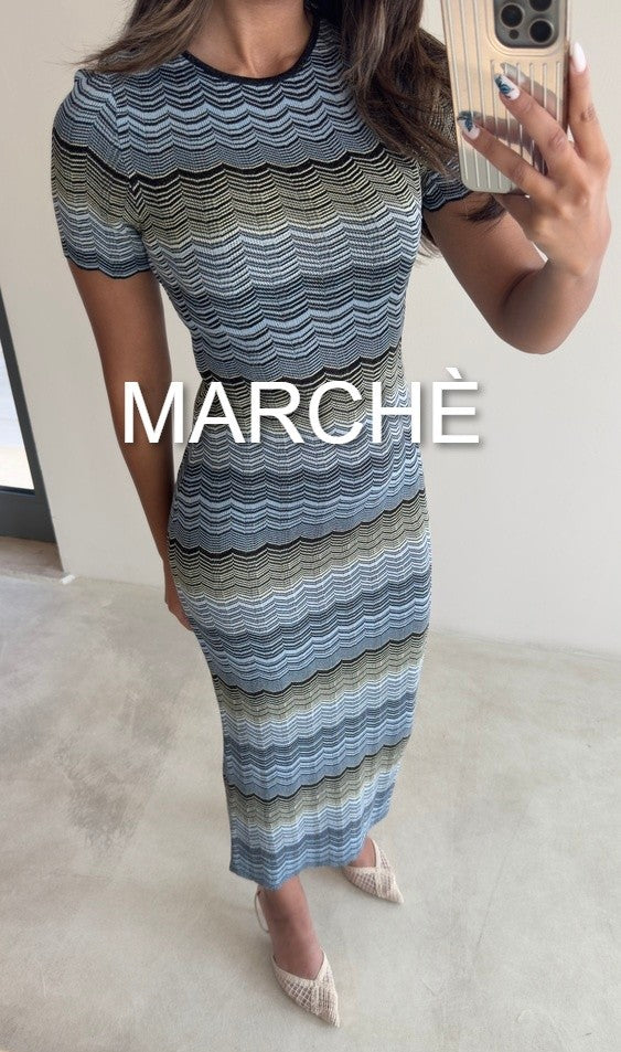 WAVE STRIPE SHORT SLEEVE
