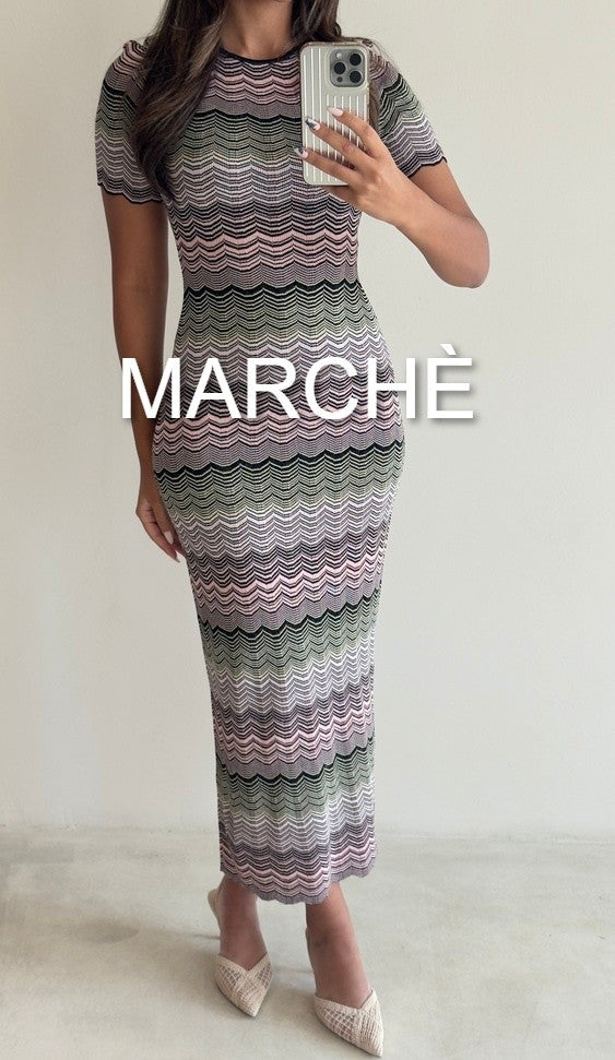 WAVE STRIPE SHORT SLEEVE