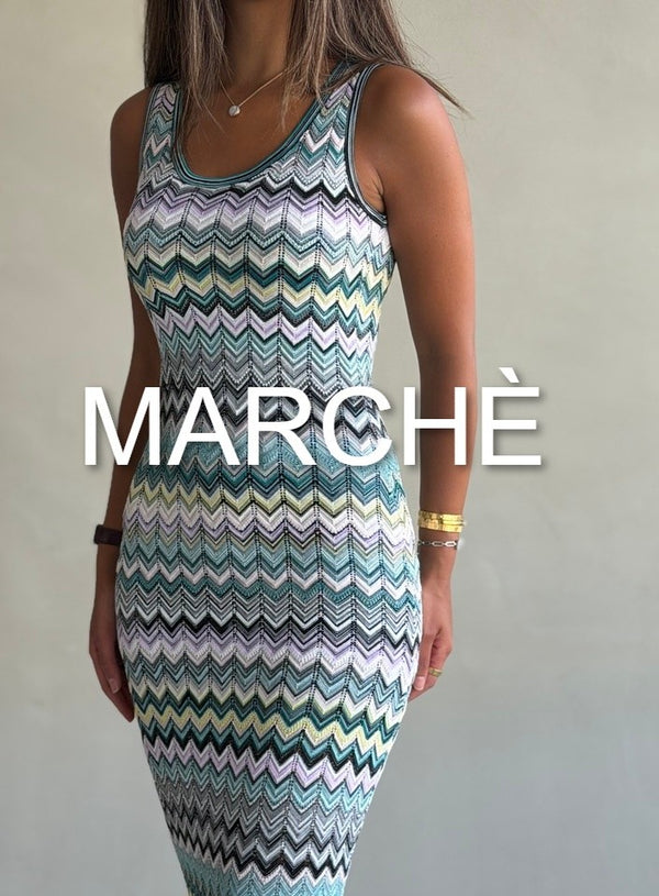 SLEEVELESS NEW ARRIVAL STRIPE WAVY
