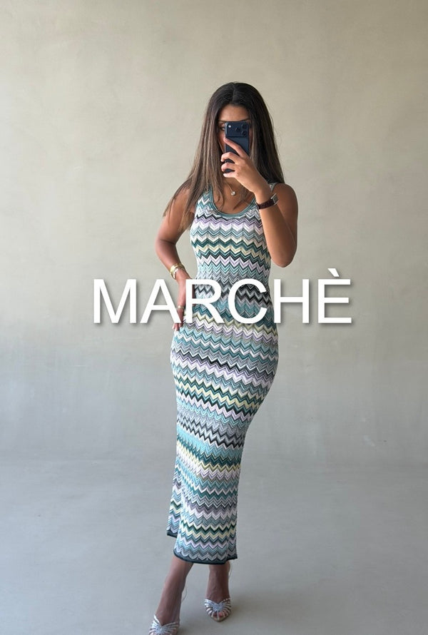 SLEEVELESS NEW ARRIVAL STRIPE WAVY