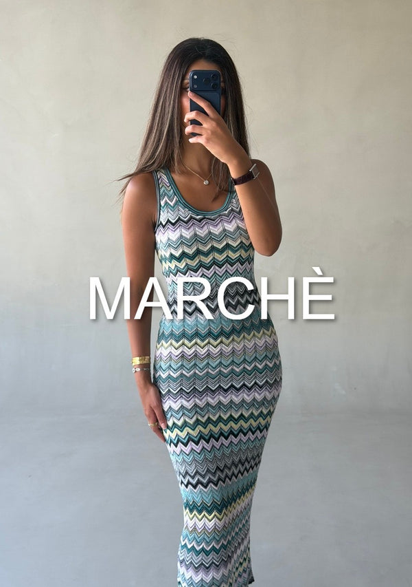 SLEEVELESS NEW ARRIVAL STRIPE WAVY