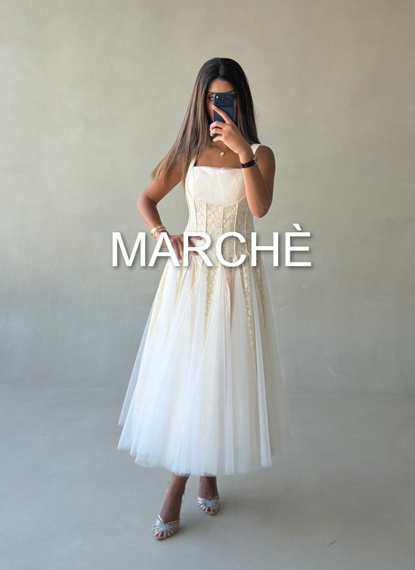 SEXY STRAP SQUARE NECK DRESS