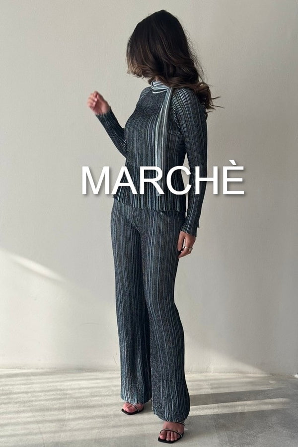 SET NECKLINE TIE +PANTS