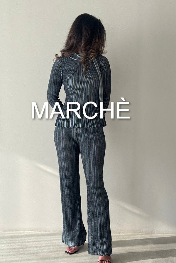 SET NECKLINE TIE +PANTS