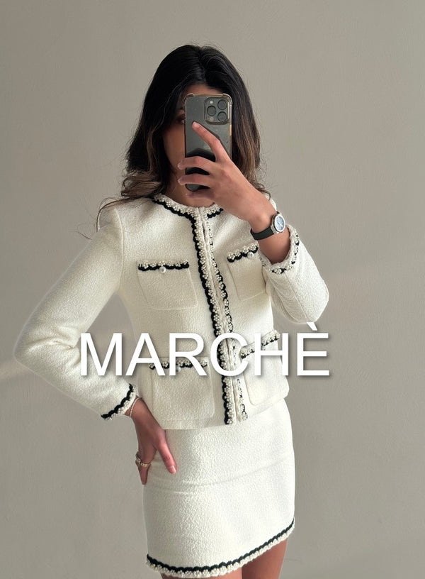 BEADING JACKET & SKIRT