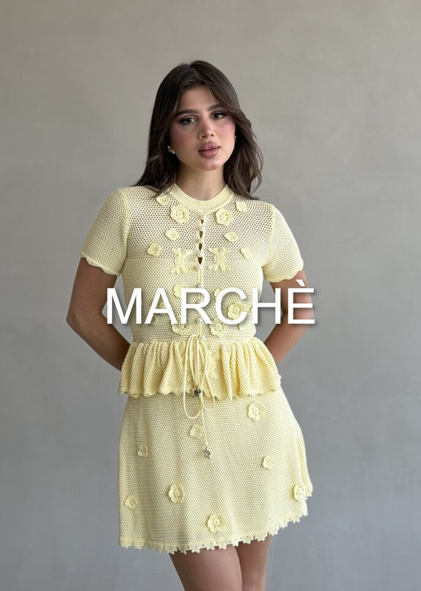NEW FLOWER  KNIT MINI