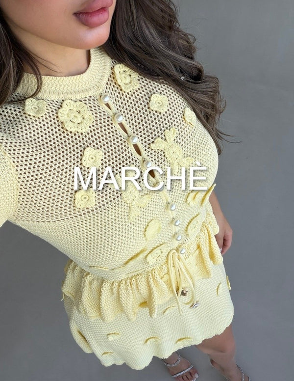 NEW FLOWER  KNIT MINI
